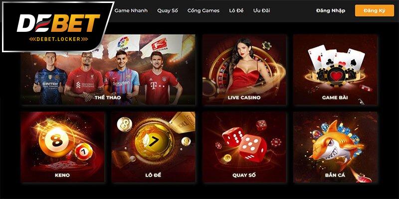 Giới thiệu DEBET - Thiên đường giải trí trực tuyến với kho game đa dạng